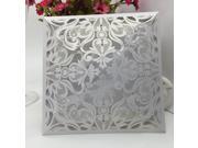 10Pcs Romantic Wedding Party Invitation Card Envelope Delicate Carved Pattern