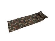 Outdoor Camping Camouflage Automatic Inflatable Mattress One Person Self Inflating Moistureproof Tent Mat with Pillow