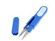 Portable Plastic Handle Capped Fishing Line Cord Sewing Scissors Cutter