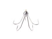 10Pcs Five Claws Hook Anchor Hook Barbed Hook With Lead Head Fishing Gear