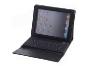 Wireless Bluetooth Keyboard Real Leather Case for iPad 2 iPad 3