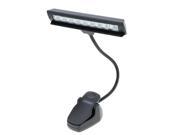 Portable Flexible Bendable 9 LEDs Orchestra Piano Music Score Light Stand Clip Desk Reading Lamp