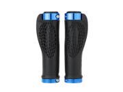 1 Pair MTB Mountain Bike Bicycle Cycling Double Lock on Handlebar Grips Nonslip Rubber Bar End