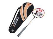 1Pcs Carbon Fiber Aluminum Alloy Training Badminton Racket Racquet with Carry Bag Sport Equipment Durable Lightweight