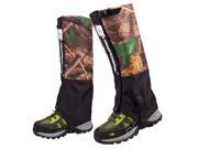 2Pcs 2 Layers Outdoor Waterproof Hiking Hunting Camouflage Gaiters
