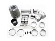 Universal Car Air Intake Aluminum Pipe Cold Air Injection Intake System with Air Filter Kit