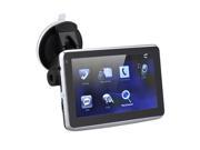 5 HD Touch Screen Portable Car GPS Navigation 128MB RAM 4GB FM Video Play Car Navigator with Back Support Free Map