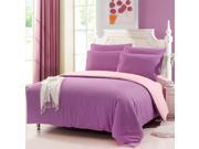 4pcs Stylish Sanding Solid Color Bedding Set Comforter Bedclothes Suit Queen Size Duvet Cover Bed Sheet 2 Pillowcases Home Textiles