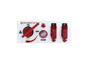 Flip up Start Ignition 2 Rockers Switch Panel Button DIY Car Modification Switch with LED Indication 12V