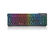 MOTOSPEED 104 Gaming Esport Keyboard USB Wired LED Colorful Backlight Illuminated PC