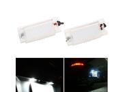 Pair LED License Plate Light Lamps for OPEL Zafira B Astra Corsa D Insignia