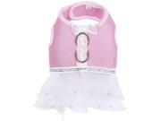Awesome Costume Breathable Fabric Gauze Tutu Dress Pets Wedding Cloth Super Cute Pet Chiffon Dress with Leash Beautiful Pet Supplies with Pulling Rope