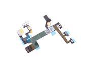 Power Button Switch Sleep Wake Vibration Volume Control Flex Cable Metal Bracket Assembly for iPhone 5S