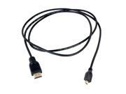 Andoer 1.5m 5ft Micro HDMI D to HDMI A HD TV Cable Male to Male for GoPro HD HERO 3 3 4