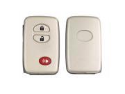 3 Button Remote Key Shell Case Combo Insert Uncut Blade for Toyota Land Cruiser Venza 4Runner