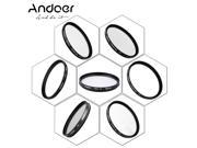 Andoer 58mm UV CPL Star8 Close up 1 2 4 10 Photography Filter for Canon Nikon Sony DSLR Camera Lens