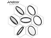 Andoer 62mm UV CPL Star8 Close up 1 2 4 10 Photography Filter for Canon Nikon Sony DSLR Camera Lens