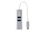 KKmoon® Reversible USB 3.1 Type C to 2 USB 3.0 HUB 1 USB C Charging Port Adapter for New MacBook 12 Google Chromebook Pixel 2 Nokia N1 LeTV 1 Pro Max