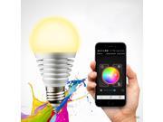 LIXADA Superlight Bluetooth LED RGB Smart Light E27 Bulb Smartphone Controlled Dimmable Color Changing Lamp