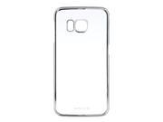 G CASE Fashion Luxury Bright Bling Transparent Back Case with Metal Frame for Samsung Galaxy S6 edge
