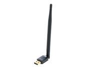2.4GHz 150Mbps 150M WiFi Wireless USB Network Card Adapter IEEE 802.11b g n with 6dBi Antenna