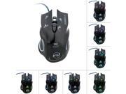 FOREV 2400DPI Adjustable Professional LED Optical 6D USB Wired Esport Gaming Mouse 6 Buttons Mice for Laptop Desktop