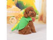 Fashion Cute Dog Clothes Green Dinosaur Dino Style Puppy Coat Pet Jumpsuit Dogs Apparel L XL XXL