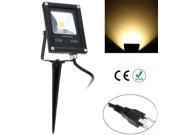 LIXADA Real Power 10W 85 265V AC IP65 Ultrathin LED Flood Light with Wire Stake US Plug Outdoor Garden Tunnel Square Yard Landscape Lighting CE RoHs