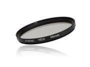 Andoer 58mm ND2 Filter Neutral Density Photography Filter for Nikon Canon Sony DSLR Cameras