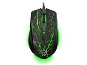 MOTOSPEED Adjustable 3500DPI 8 Buttons Optical USB Wired Gaming Esport Game Mouse Colorful LED Lights Programmable for PC Laptop Desktop