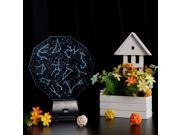 LIXADA 3D LED Lamp Light USB Constellation Sky Colorful Night Light for Wedding Deco Innovative Christmas Gift Present