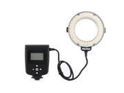 LED Macro Ring Flash Fill in Light Lamp with 8 Adapter Rings 49mm 52mm 55mm 58mm 62mm 67mm 72mm 77mm for Canon DSLR Cameras