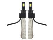 1 Pair of 30W 3200LM H3 COB Chip LED Headlight Fog Light 12V 24V Car Upgrade Replacement Bulb Beam Kit 6000K White