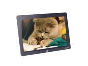 12 HD TFT LCD 1280 * 800 Full view Digital Photo Frame Alarm Clock MP3 MP4 Movie Player with Remote Desktop