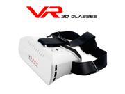 Private Virtual Reality Glasses Headset 3D VR Glasses DIY 3D Movie Game with Head Mount Headband Universal for iPhone Samsung All 3.5 ~ 6.2 Smart Phones