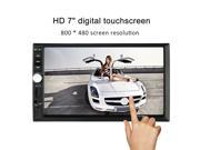 7 Universal 2 Din HD Car Radio MP5 Player Bluetooth Radio Entertainment Multimedia USB TF In Dash FM Aux Input