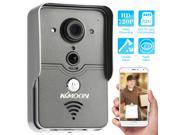 KKMMOON HD 720P Doorbell P2P Wireless WIFI Video Door Phone Visual Intercom Remote Unlock TF Card Phone