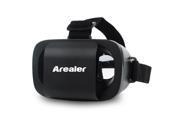 Original Arealer Immersive 3D VR Glasses Virtual Reality Glasses Goggles Helmet Video Movie Game Glass with Headband for iPhone 6 6S Plus Samsung Smartphones