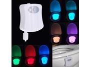 8 Colors LED Toilet Nightlight Motion Activated Light Sensitive Dusk to Dawn Battery operated Lamp