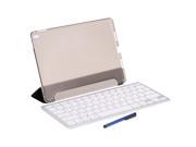 Wireless Bluetooth Keyboard Folding Foldable Magnetic PU Leather Case Cover Stand Holder Stylus Touch Pen Protective Film for iPad Pro 9.7