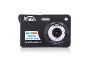 Amkov HD Digital Camera 18MP 2.7 TFT 8x Zoom Smile Capture Anti shake Video Camcorder