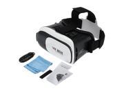 3D VR Glasses VR BOX Virtual Reality 3D Video Movie Game Glasses Head Mounted w Headband with Multifunctional Wireless Bluetooth V3.0 Gamepad Selfie Camera Shu