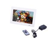 10 HD TFT LCD 1024*600 Digital Photo Frame Clock MP3 MP4 Movie Player with Remote Desktop