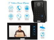 KKmoon® 7 Video Door Phone Intercome Doorbell Touch Button ID Cards Code Unlock Night Vision Rainproof Security CCTV Camera Home Surveillance TP02S 11