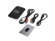 Arealer B6 2 in 1 Bluetooth Transmitter Receiver Wireless A2DP Bluetooth Audio Adapter Portable Audio Player Aux 3.5mm Black
