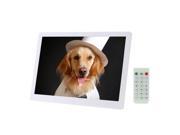 15.6 High Resolution 1280*800 LED Digital Photo Picture Frame Advertising Machine Alarm Clock MP3 MP4 Movie Player with Remote Control Christmas Gift Present