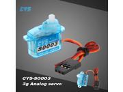 CYS S0003 3g Light Weight Plastic Gear Micro Analog Standard Servo For RC Mini Drone Fixed wing Aircraft