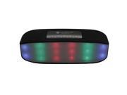 New Rixing Bluetooth Speakers Pulse Colorful LED Light Stereo Music Sound Box Dual Magnetic Loudspeakers Support U Disk TF Card 3.5mm AUX IN FM Radio Hands free