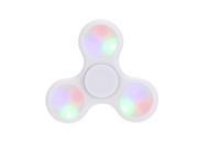 New LED Lighting Light Glowing Luminous Hand Finger Tri Spinner Fidget Toy Stress Reducer Anxiety Relieves Focus Helper EDC Pocket Desktoy Gift for ADHD Childre