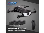 Original JJR/C H37 Mini BABY ELFIE WIFI FPV 720P Camera Quadcopter Foldable G-sensor Mini RC Selfie Drone Two Extra Battery